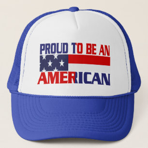 Boné Orgulhoso Patriótico por Ser Americano