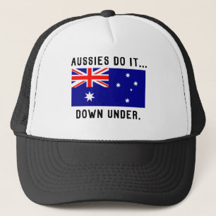 Boné Os Aussies fazem-no… Para baixo abaixo