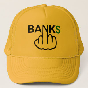 Boné Os bancos do chapéu corrompem
