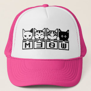 BONÉ OS GATOS DE 8 BITS M30W