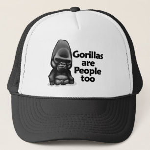 Boné Os gorila são pessoas demasiado
