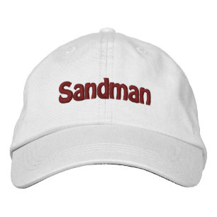 Boné Os homens formam o SANDMAN engraçado do golfe da