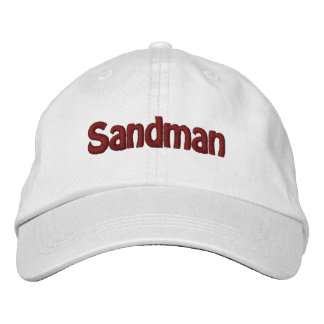 Boné Os homens formam o SANDMAN engraçado do golfe da