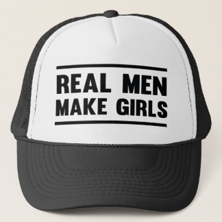 Boné Os homens reais fazem meninas
