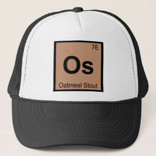 Boné Os - Oatspring Stout Beer Química Mesa Periódica