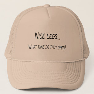 Boné Os pés agradáveis quando fazem abrem