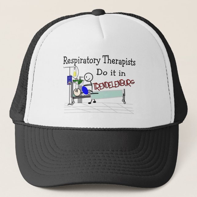 Boné Os terapeutas respiratórios fazem-no em (Frente)