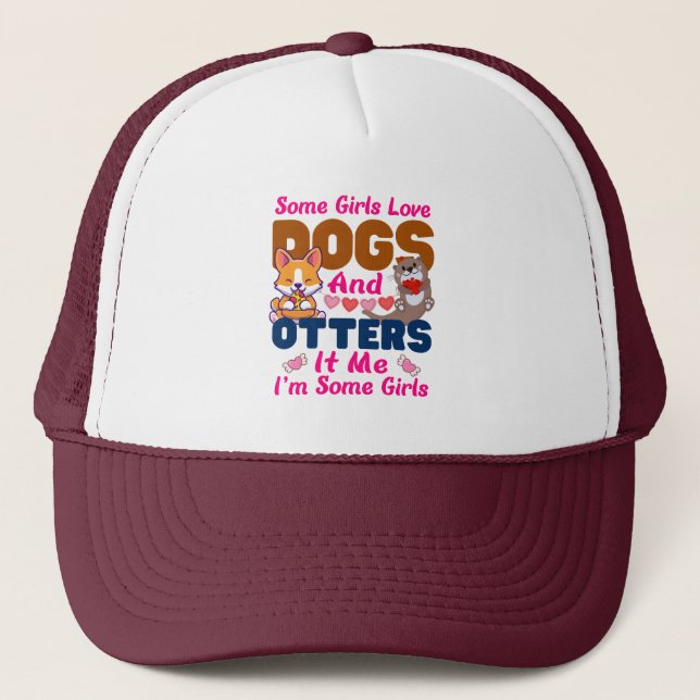 Boné Outro Cachorro Algumas Meninas Adoram Cães E (Frente)