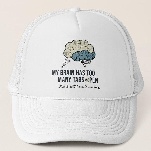 Boné Overthinking Killed My Vibe Funny Anxiety Quote T- (Frente)