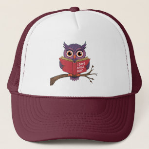 Boné Owl Reading Hat