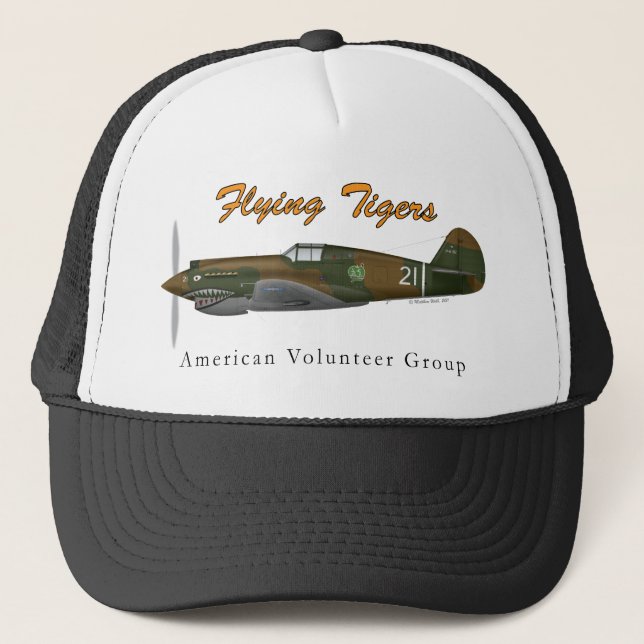 Boné P-40B Flying Tigers (Frente)