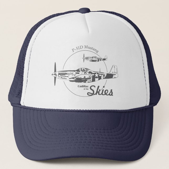 Boné P-51D Mustang "Cadillac of the Skies" cap (Frente)