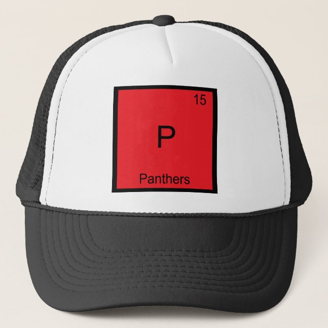 Boné P - Panthers Funny Element Chemistry Symbol Tee (Frente)