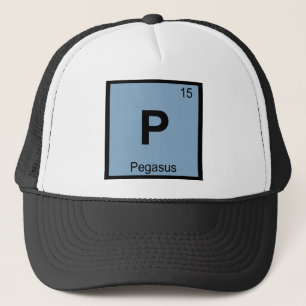 Boné P - Pegasus Química Grega Símbolo da Tabela Periód