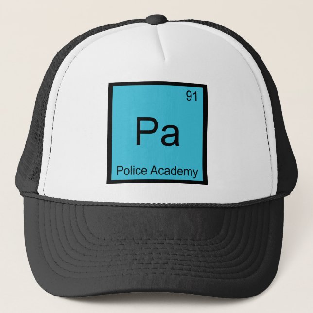 Boné Pa - Camisa Símbolo do Elemento Químico da Academi (Frente)