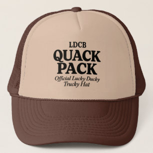 Boné Pacote Oficial de Chapéu-Quack do Lucky Ducky Truc