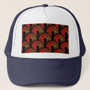 Boné Padrão de Arte Abstrata Boho Elegante Moderno Fofo