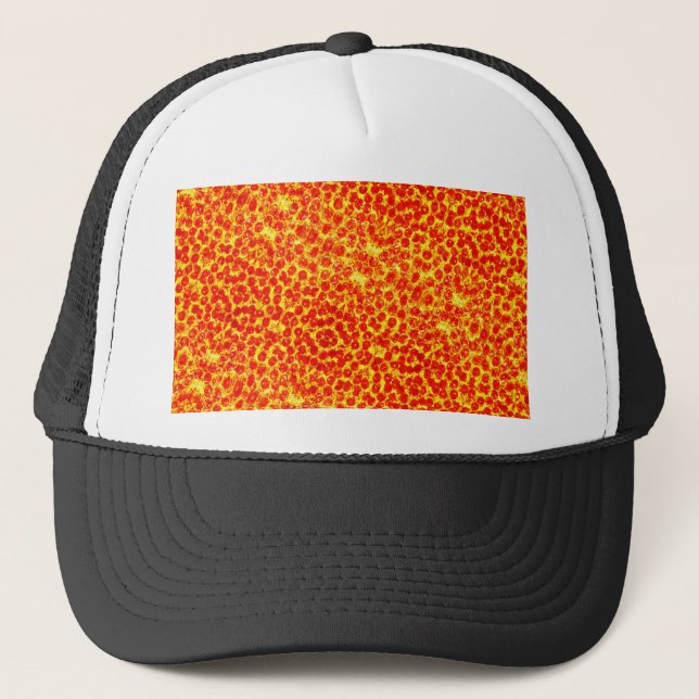 Boné Padrão de Pizza Grande (Frente)