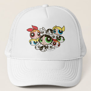Boné Padrão de Rosto das Raparigas Powerpuff