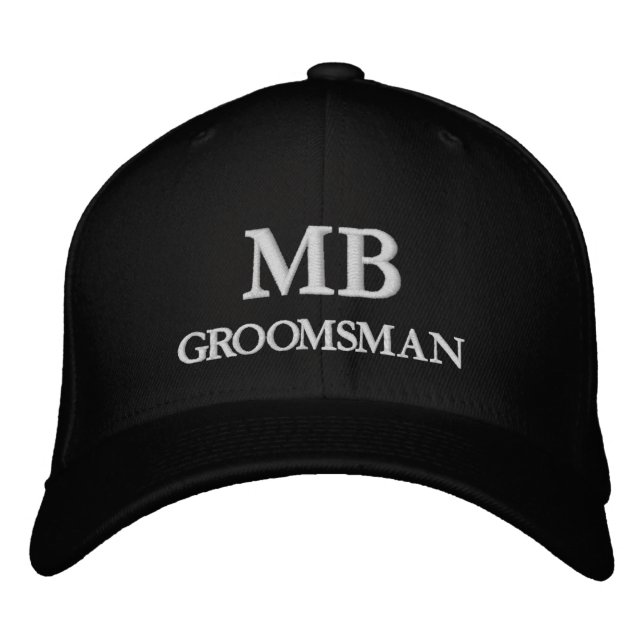 Boné Padrinho com Monograma Personalizado (Frente)
