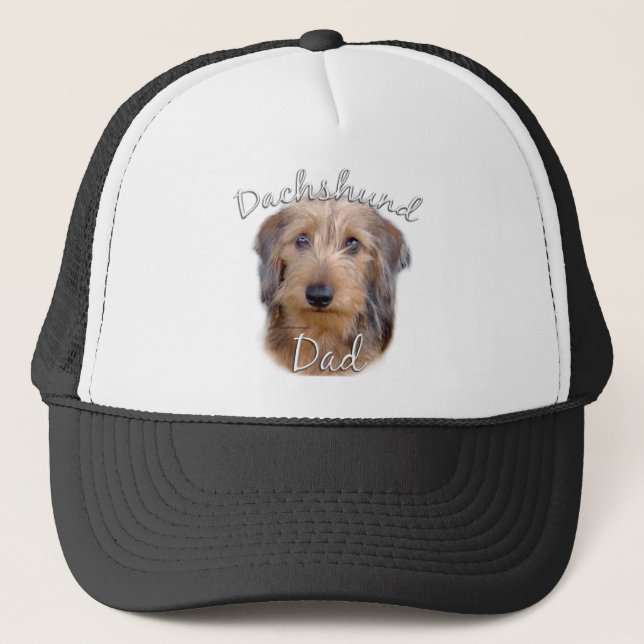 Boné Pai 2 de Dachshund (com fios) (Frente)