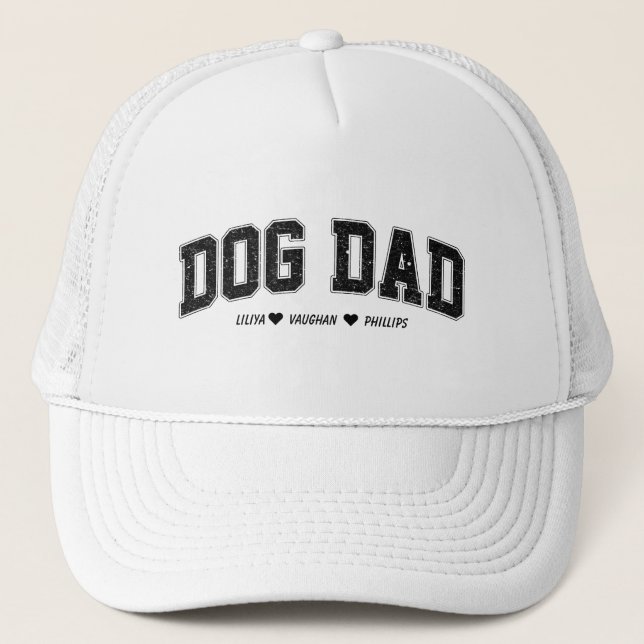 Boné Pai de Cachorro Personalizado | Melhor Pai de Cach (Frente)