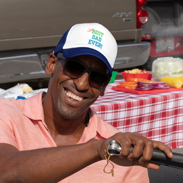 Boné Pai de melhor segundo em qualquer lugar (Criador carregado)