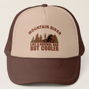 Boné pai de motociclista como um pai normal, mas mais f