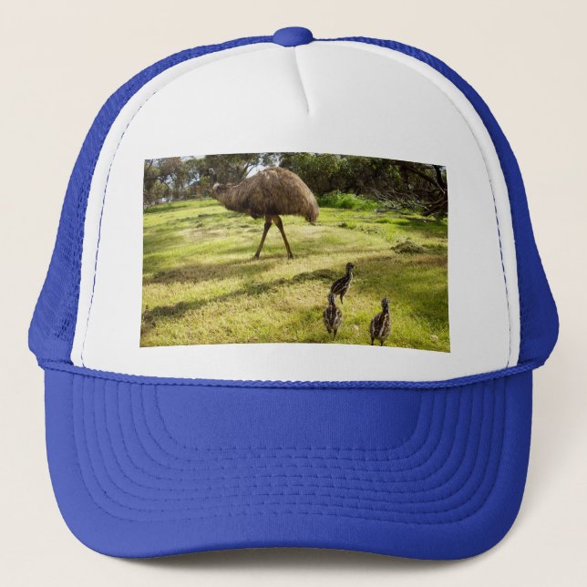 Boné Pai E Baby Emus, (Frente)