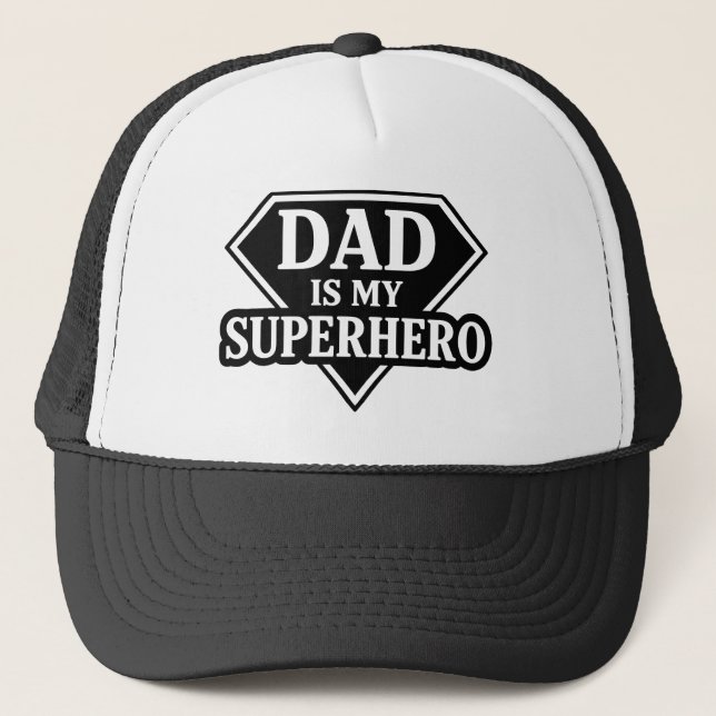 Boné Pai é o meu super-herói (Frente)