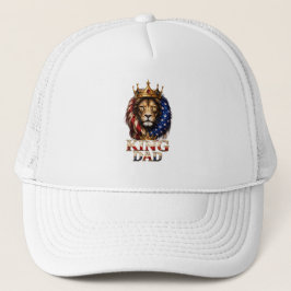 Boné Pai Leão da Bandeira Americana 