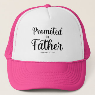 Boné Pai Novo Personalizado, Blue Trucker Hat
