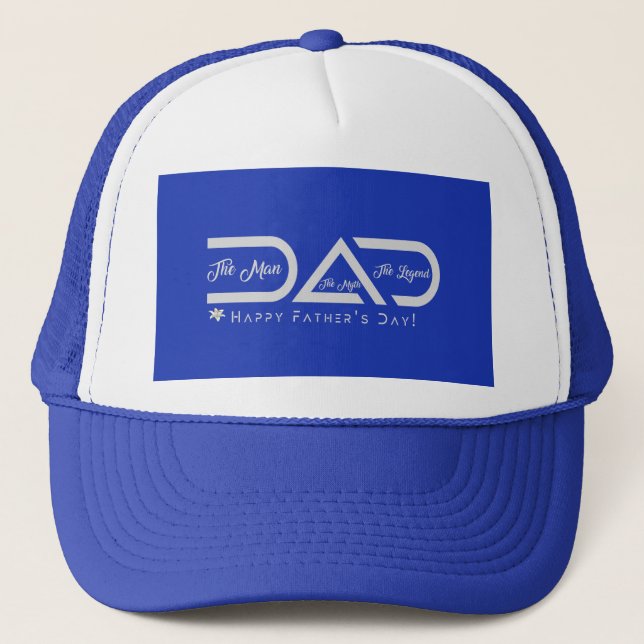 Boné PAI - O Homem, O Mito, O Design de Lenda (Frente)