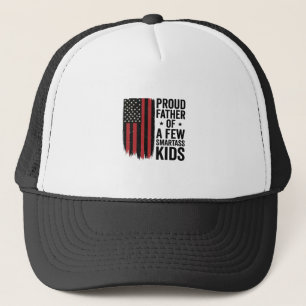 Boné Pai Orgulhoso de Alguns Filhos Sabichões Camisa Pa