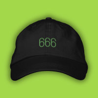 pai verde Pop 666 Angel Girl Summer Hat