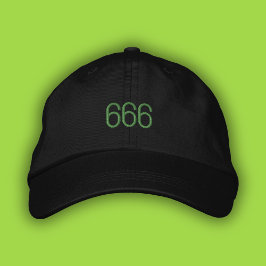 Boné pai verde Pop 666 Angel Girl Summer Hat