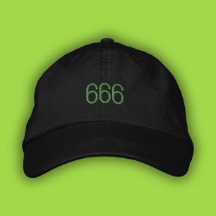 Boné pai verde Pop 666 Angel Girl Summer Hat