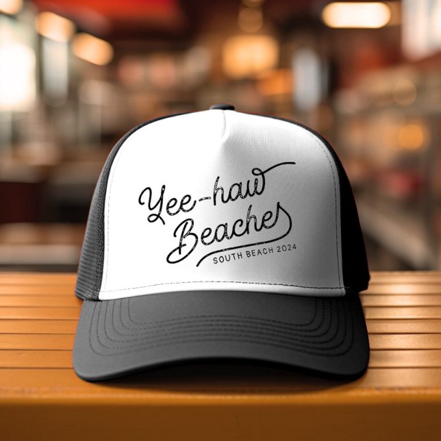 Boné Paias Iên Coincidindo com a Pausa da primavera (Spring break's callin', and your squad's answerin' in bohotown trucker style!)
