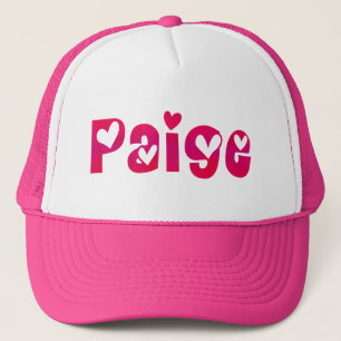 Boné Paige nos corações
