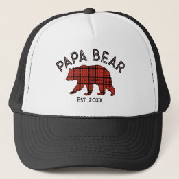 Boné País Xadrez Papai Urso Ano de Fundação