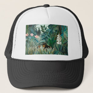 Boné Paisagem de Henri Rousseau com Ga Botânica Macaco