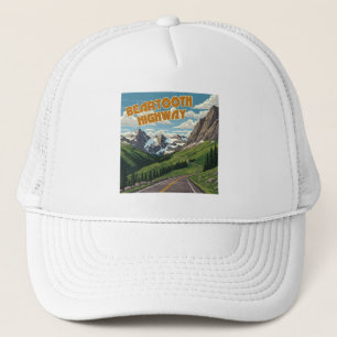 Boné Paisagem de Montana Wyoming na autoestrada Beartoo