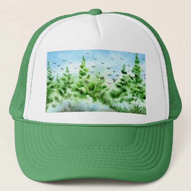 Boné Paisagem de pinheiros (Frente)