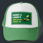 Boné Paisagismo com Grama de Cuidados Leves Cortando Mo<br><div class="desc">Aumente a visibilidade criando e imprimindo chapéus de caminhoneiro para sua empresa de jardinagem (recorte de grama) com este efetivo carro-caminhoneiro que pode ser personalizado. Consulte os cartões de visitas correspondentes e outros produtos possíveis de correspondência para obter a marca de precisão que motivam os clientes potenciais a escolher você...</div>