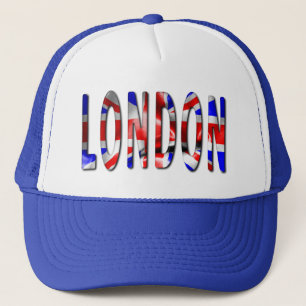 Boné Palavra de Londres com chapéu de caminhão de tex