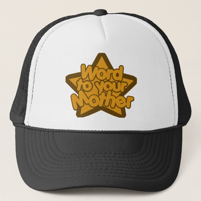 Boné Palavra para sua mãe (Frente)