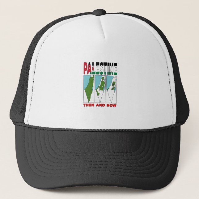 Boné Palestina, então e agora (Frente)