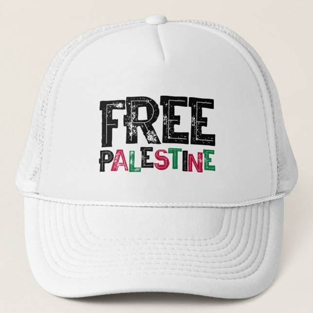 Boné Palestina livre (Frente)