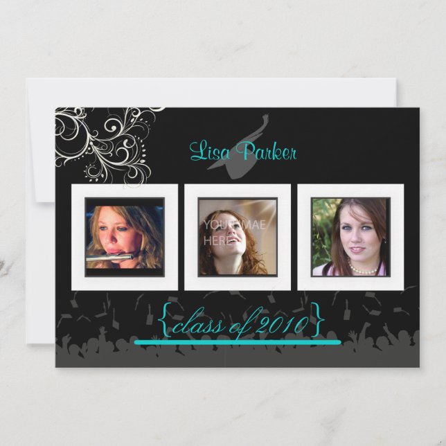 Boné + Palhaço + Convite Para Graduação De Raios/F (Frente)