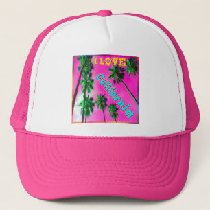 Boné "Palm Sky: EU AMO O Chapéu Califórnia 3"